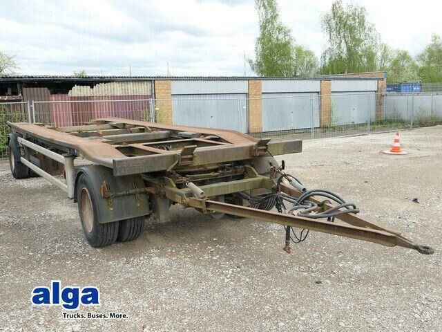 Huffermann HKA 18.70, Außenroller, Zwillingsreifen, BPW - Portacontenedore/ Intercambiable remolque: foto 1 Huffermann HKA 18.70, Außenroller, Zwillingsreifen, BPW - Portacontenedore/ Intercambiable remolque: foto 1
