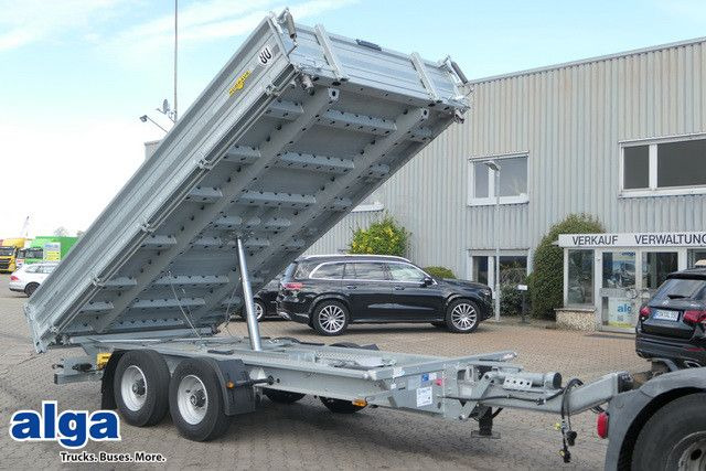 Humbaur HTK 135024 L, Tieflader, Rampen, Verzinkt, 13to. - Volquete remolque: foto 1 Humbaur HTK 135024 L, Tieflader, Rampen, Verzinkt, 13to. - Volquete remolque: foto 1