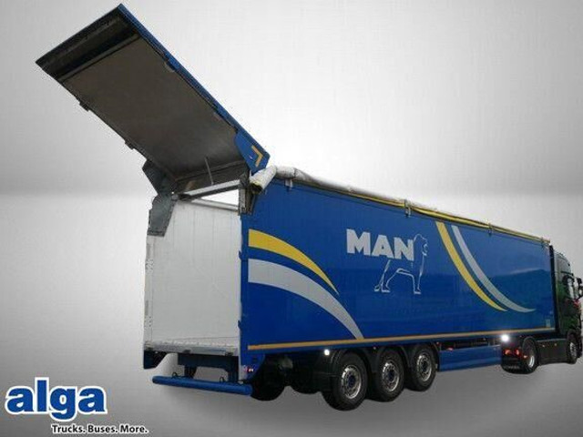 Knapen Trailers K 200, 92m³, 10mm Boden, Hydr. Heckklappe, Funk - Caja cerrada semirremolque: foto 1 Knapen Trailers K 200, 92m³, 10mm Boden, Hydr. Heckklappe, Funk - Caja cerrada semirremolque: foto 1