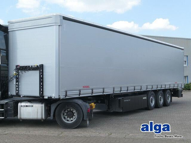Kögel SN 24, Edscha, Luft-Lift, Palettenkasten, BPW - Semirremolque lona: foto 1 Kögel SN 24, Edscha, Luft-Lift, Palettenkasten, BPW - Semirremolque lona: foto 1
