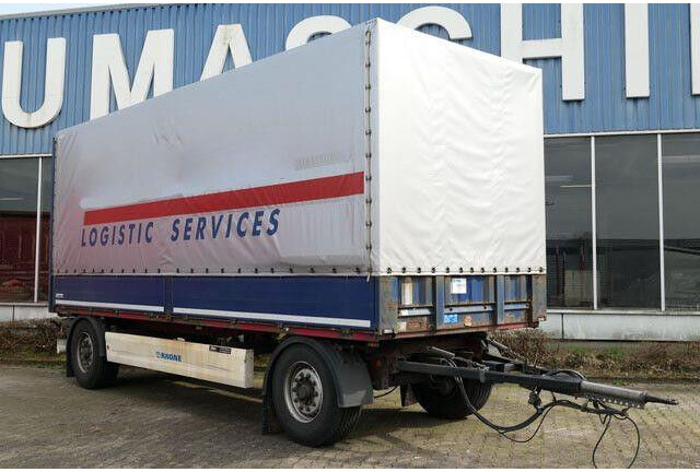 Krone AZ, Bordwände, BPW, 7.300mm lang, Luftfederung - Remolque con toldo: foto 2 Krone AZ, Bordwände, BPW, 7.300mm lang, Luftfederung - Remolque con toldo: foto 2