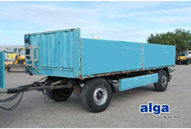 Krone AZP 18, Baustoff, BPW, 7.200mm lang, Scheibe - Remolque plataforma/ Caja abierta: foto 1 Krone AZP 18, Baustoff, BPW, 7.200mm lang, Scheibe - Remolque plataforma/ Caja abierta: foto 1