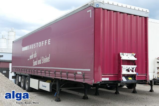Krone SD, Gelenkt, Luft-Lift, Mitnahmestapler, Edscha - Semirremolque lona: foto 1 Krone SD, Gelenkt, Luft-Lift, Mitnahmestapler, Edscha - Semirremolque lona: foto 1