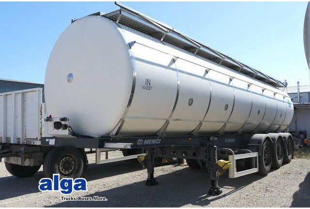 Menci SA 105, Lebensmittel, 32m³, Iso, Spülleitung - Cisterna semirremolque: foto 1 Menci SA 105, Lebensmittel, 32m³, Iso, Spülleitung - Cisterna semirremolque: foto 1
