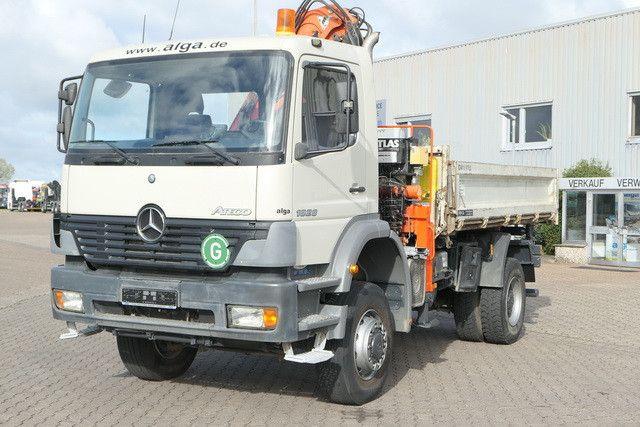 Mercedes-Benz 1828 Atego 4x4, Atlas AK 105.1, Funk, Hydr., AHK - Volquete camión, Camión grúa: foto 4 Mercedes-Benz 1828 Atego 4x4, Atlas AK 105.1, Funk, Hydr., AHK - Volquete camión, Camión grúa: foto 4