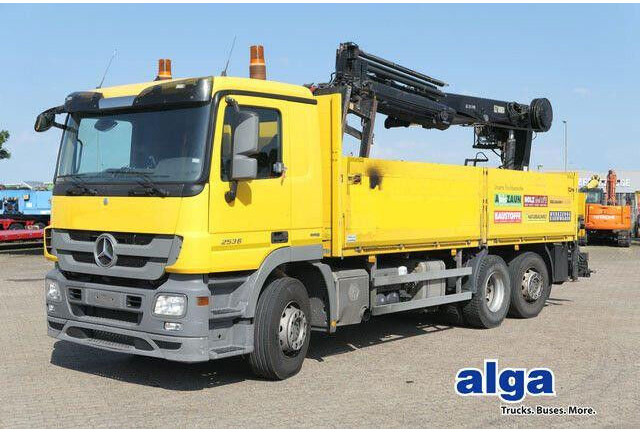 Mercedes-Benz 2536 Actros/MP3/HIAB 211DL/AHK/Klima - Camión caja abierta: foto 1 Mercedes-Benz 2536 Actros/MP3/HIAB 211DL/AHK/Klima - Camión caja abierta: foto 1