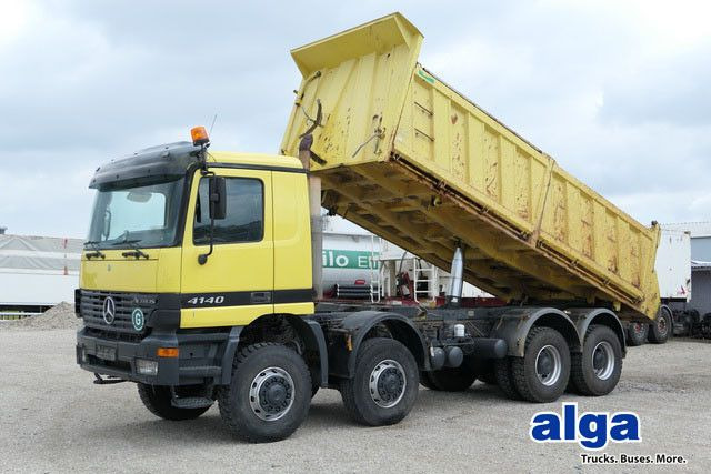 Mercedes-Benz 4140 AK Actros 8x8, Allrad, Meiller, 17m³ - Portacontenedor de cadenas camión: foto 1 Mercedes-Benz 4140 AK Actros 8x8, Allrad, Meiller, 17m³ - Portacontenedor de cadenas camión: foto 1