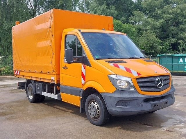 Mercedes-Benz 516 CDI Sprinter 4x2, Klima, AHK, Autom.,3. Sitz - Volquete furgoneta: foto 4 Mercedes-Benz 516 CDI Sprinter 4x2, Klima, AHK, Autom.,3. Sitz - Volquete furgoneta: foto 4