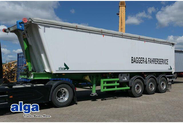 Stas S300CX, Alu, 46m³, Cramaro, SAF, Lenkachse! - Volquete semirremolque: foto 1 Stas S300CX, Alu, 46m³, Cramaro, SAF, Lenkachse! - Volquete semirremolque: foto 1