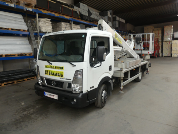 Camionnette nacelle Nissan Cabstar-Multitel MX 250 (2015-58.494 km) (VWASUFF24F5178387) - Camión con plataforma elevadora: foto 1 Camionnette nacelle Nissan Cabstar-Multitel MX 250 (2015-58.494 km) (VWASUFF24F5178387) - Camión con plataforma elevadora: foto 1