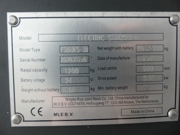 Gerbeur LM Electric stacker - Apilador: foto 4 Gerbeur LM Electric stacker - Apilador: foto 4