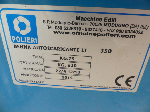 2 Bacs de grue et lève palette - Implemento para Maquinaria de construcción: foto 5 2 Bacs de grue et lève palette - Implemento para Maquinaria de construcción: foto 5