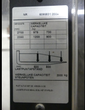 REF:2245.18.36 - Gerbeur électrique BT Staxio SWE120 L - Otros: foto 5 REF:2245.18.36 - Gerbeur électrique BT Staxio SWE120 L - Otros: foto 5