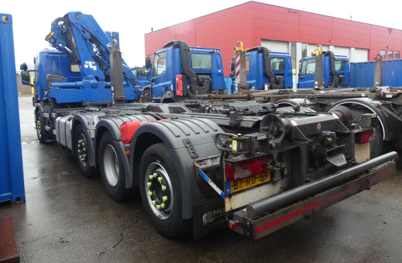 REF:BZ-RD-89 - Camion porte container avec grue Scania P360 B 8X2/*6 (2011-759.907 km) - Portacontenedore/ Intercambiable camión: foto 4 REF:BZ-RD-89 - Camion porte container avec grue Scania P360 B 8X2/*6 (2011-759.907 km) - Portacontenedore/ Intercambiable camión: foto 4