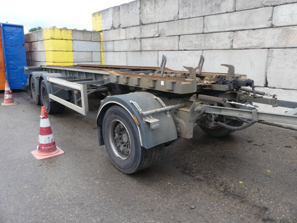 REF:WS-RS-95 - Remorque porte container GS Meppel AIC-2700N - Portacontenedore/ Intercambiable remolque: foto 1 REF:WS-RS-95 - Remorque porte container GS Meppel AIC-2700N - Portacontenedore/ Intercambiable remolque: foto 1