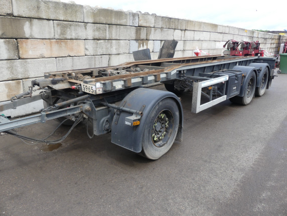 REF:WS-SH-57 - Remorque porte container GS Meppel ALC-2700N - Portacontenedore/ Intercambiable remolque: foto 1 REF:WS-SH-57 - Remorque porte container GS Meppel ALC-2700N - Portacontenedore/ Intercambiable remolque: foto 1