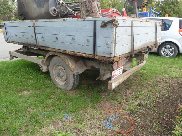 Remolque plataforma/ Caja abierta Remorque agricole 1 essieu marque et modèle inconnu: foto 6