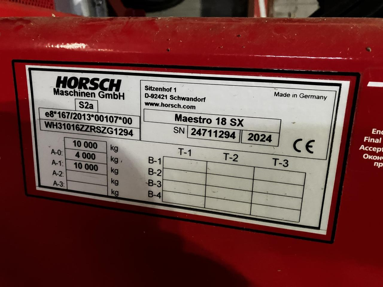 Sembradora de precisión Horsch Maestro 18 SX: foto 9