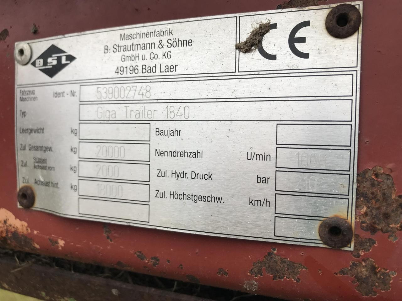 Remolque autocargador Strautmann Giga Trailer 1840: foto 12