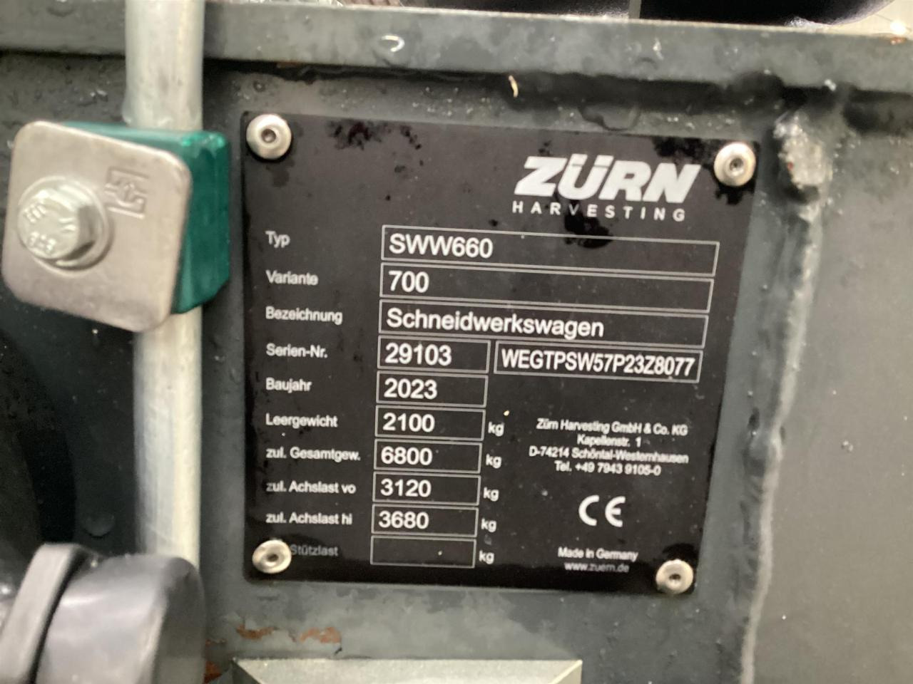 Accesorios para cosechadoras de forraje Zürn Profi Cut 700: foto 17 Accesorios para cosechadoras de forraje Zürn Profi Cut 700: foto 17