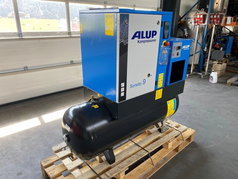 Alup Sonetto 9+ 270 Elektrische Schroefcompressor met ketel en droger 7.5 kW 980 L / min 10 Bar - Compresor de aire: foto 2 Alup Sonetto 9+ 270 Elektrische Schroefcompressor met ketel en droger 7.5 kW 980 L / min 10 Bar - Compresor de aire: foto 2