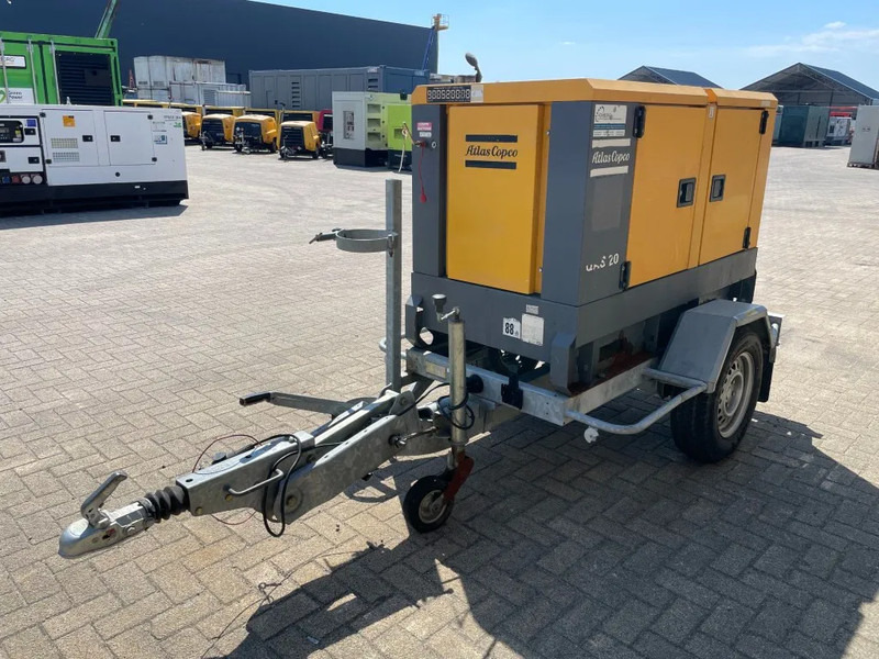Generador industriale Atlas-Copco QAS 20 Kubota mobiele 20 kVA Silent Rental generatorrset Stage 3A: foto 11