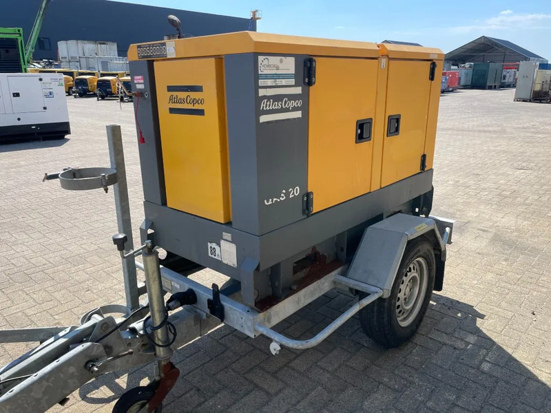 Generador industriale Atlas-Copco QAS 20 Kubota mobiele 20 kVA Silent Rental generatorrset Stage 3A: foto 12