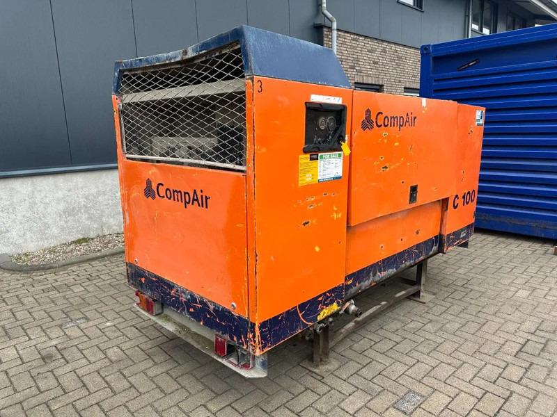 Compair C100 Mercedes OM 364 A 10.5 m3 / min 77 kW 7 Bar Silent Diesel Compressor - Compresor de aire: foto 2 Compair C100 Mercedes OM 364 A 10.5 m3 / min 77 kW 7 Bar Silent Diesel Compressor - Compresor de aire: foto 2
