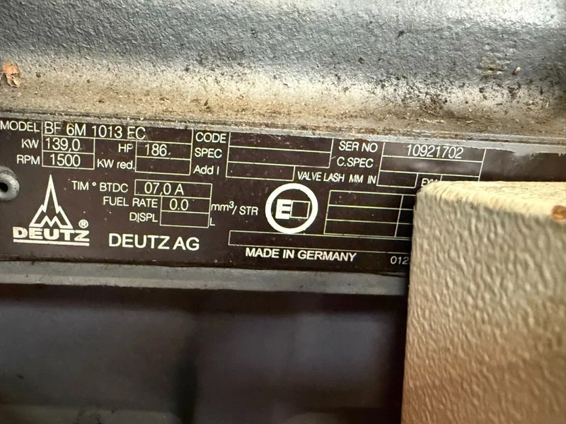 Deutz BF6M 1013 EC 139 kW 186 PK Diesel Motor Engine - Motor para Equipo de manutención: foto 3 Deutz BF6M 1013 EC 139 kW 186 PK Diesel Motor Engine - Motor para Equipo de manutención: foto 3
