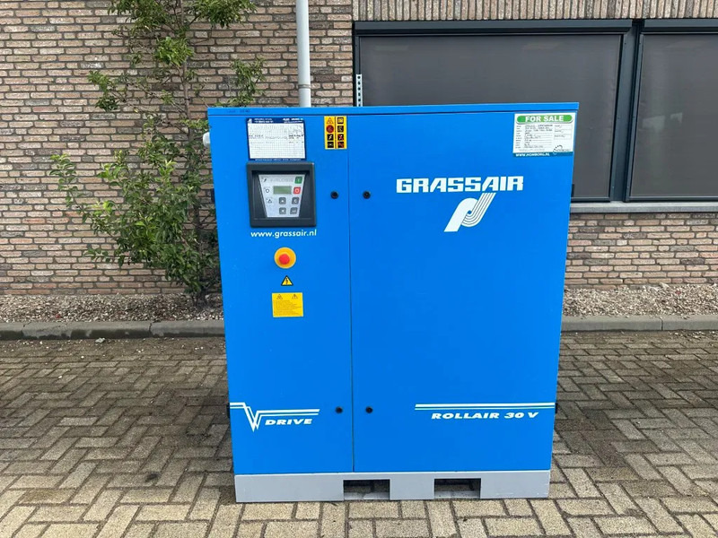 Grassair RLR 30 V9 Rollair 30V 22 kW 3000 L / min 10 Bar Elektrische Schroefcompressor Frequentiegeregeld - Compresor de aire: foto 1 Grassair RLR 30 V9 Rollair 30V 22 kW 3000 L / min 10 Bar Elektrische Schroefcompressor Frequentiegeregeld - Compresor de aire: foto 1