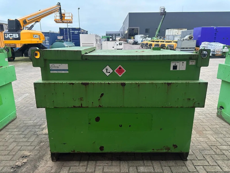 Tanque de almacenamiento Kiwa IBC Steenbergen 2000 liter Dieseltank met handpomp Milieutank: foto 14 Tanque de almacenamiento Kiwa IBC Steenbergen 2000 liter Dieseltank met handpomp Milieutank: foto 14