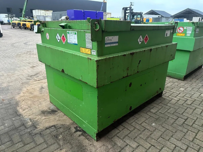 Tanque de almacenamiento Kiwa IBC Steenbergen 2000 liter Dieseltank met handpomp Milieutank: foto 15 Tanque de almacenamiento Kiwa IBC Steenbergen 2000 liter Dieseltank met handpomp Milieutank: foto 15