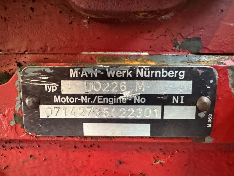 MAN D 0226 M 66 kW / 90 PK 6 cilinder diesel engine parts - Motor para Equipo de manutención: foto 3 MAN D 0226 M 66 kW / 90 PK 6 cilinder diesel engine parts - Motor para Equipo de manutención: foto 3