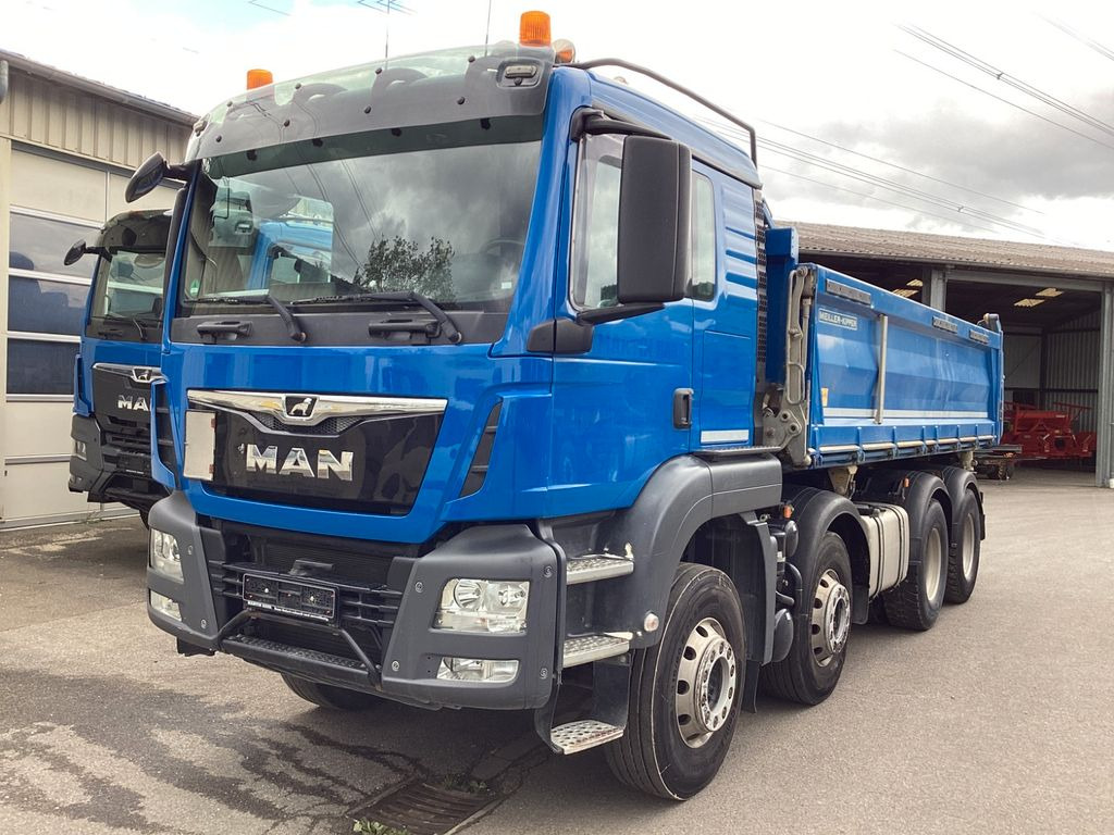MAN TGS 35.470 8x4 Meiller 3-Seiten Stahlkipper - Volquete camión: foto 1 MAN TGS 35.470 8x4 Meiller 3-Seiten Stahlkipper - Volquete camión: foto 1