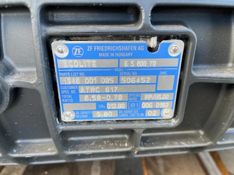 DAF versnellingsbak 6S800 TO 6.58-0.78 nieuw - Caja de cambios para Camión: foto 5 DAF versnellingsbak 6S800 TO 6.58-0.78 nieuw - Caja de cambios para Camión: foto 5