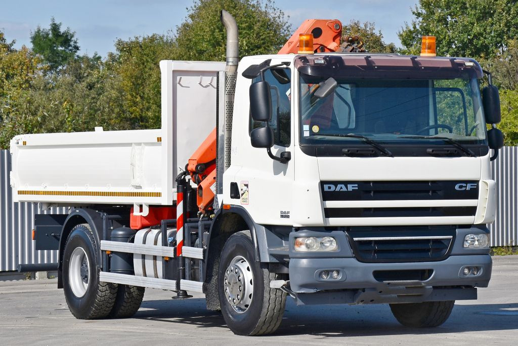 DAF CF 75.310 Kipper 4,30 m + KRAN * TOPZUSTAND - Volquete camión, Camión grúa: foto 4 DAF CF 75.310 Kipper 4,30 m + KRAN * TOPZUSTAND - Volquete camión, Camión grúa: foto 4