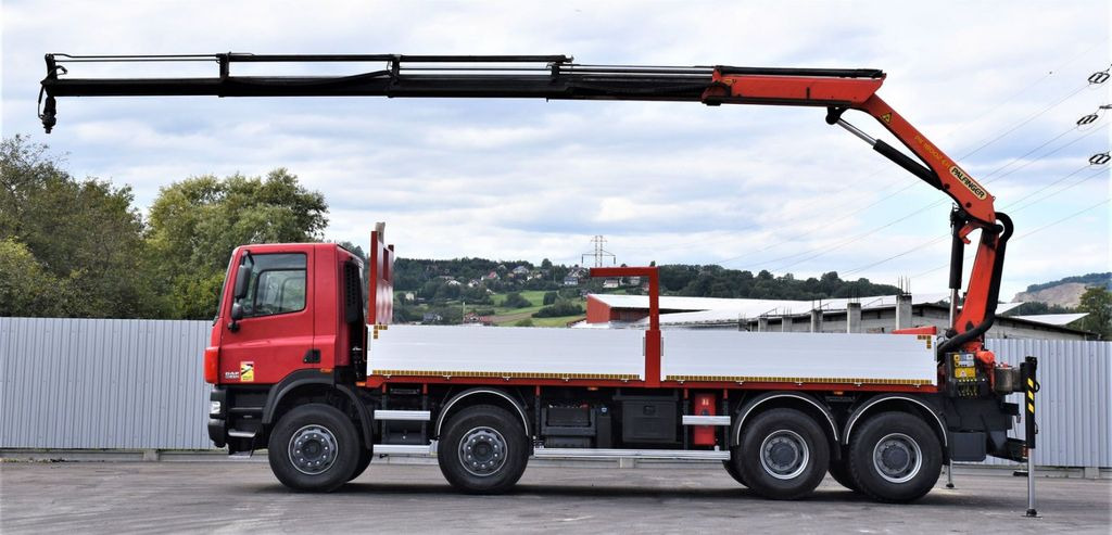 DAF CF 85.410 Pritsche 6,80m + KRAN / FUNK/8x4 - Camión grúa: foto 5 DAF CF 85.410 Pritsche 6,80m + KRAN / FUNK/8x4 - Camión grúa: foto 5