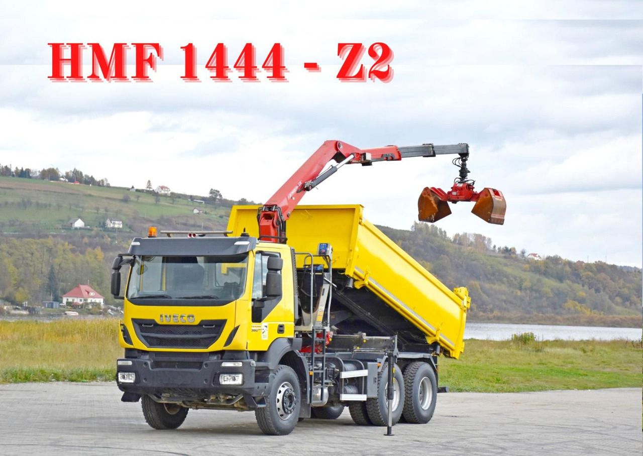 Iveco TRAKKER 360 * Kipper 4,90m* KRAN/FUNK*6x4 Iveco TRAKKER 360 * Kipper 4,90m* KRAN/FUNK*6x4 - Camión grúa, Volquete camión: foto 1 Iveco TRAKKER 360 * Kipper 4,90m* KRAN/FUNK*6x4 Iveco TRAKKER 360 * Kipper 4,90m* KRAN/FUNK*6x4 - Camión grúa, Volquete camión: foto 1