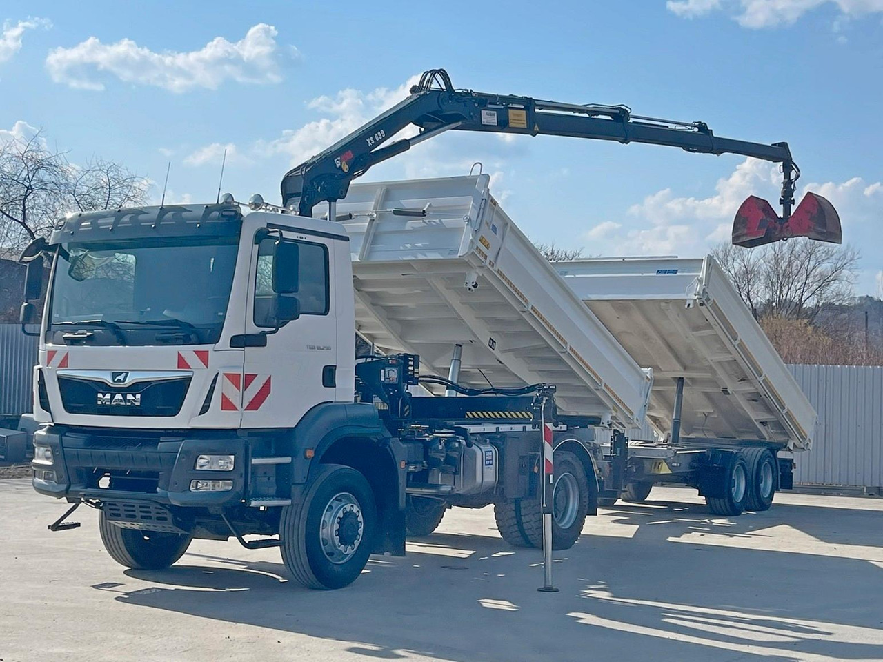 MAN TGM 18.290 * HIAB 099 BS-3 + FUNK + Anhänger*4x4 - Camión grúa, Volquete camión: foto 2 MAN TGM 18.290 * HIAB 099 BS-3 + FUNK + Anhänger*4x4 - Camión grúa, Volquete camión: foto 2