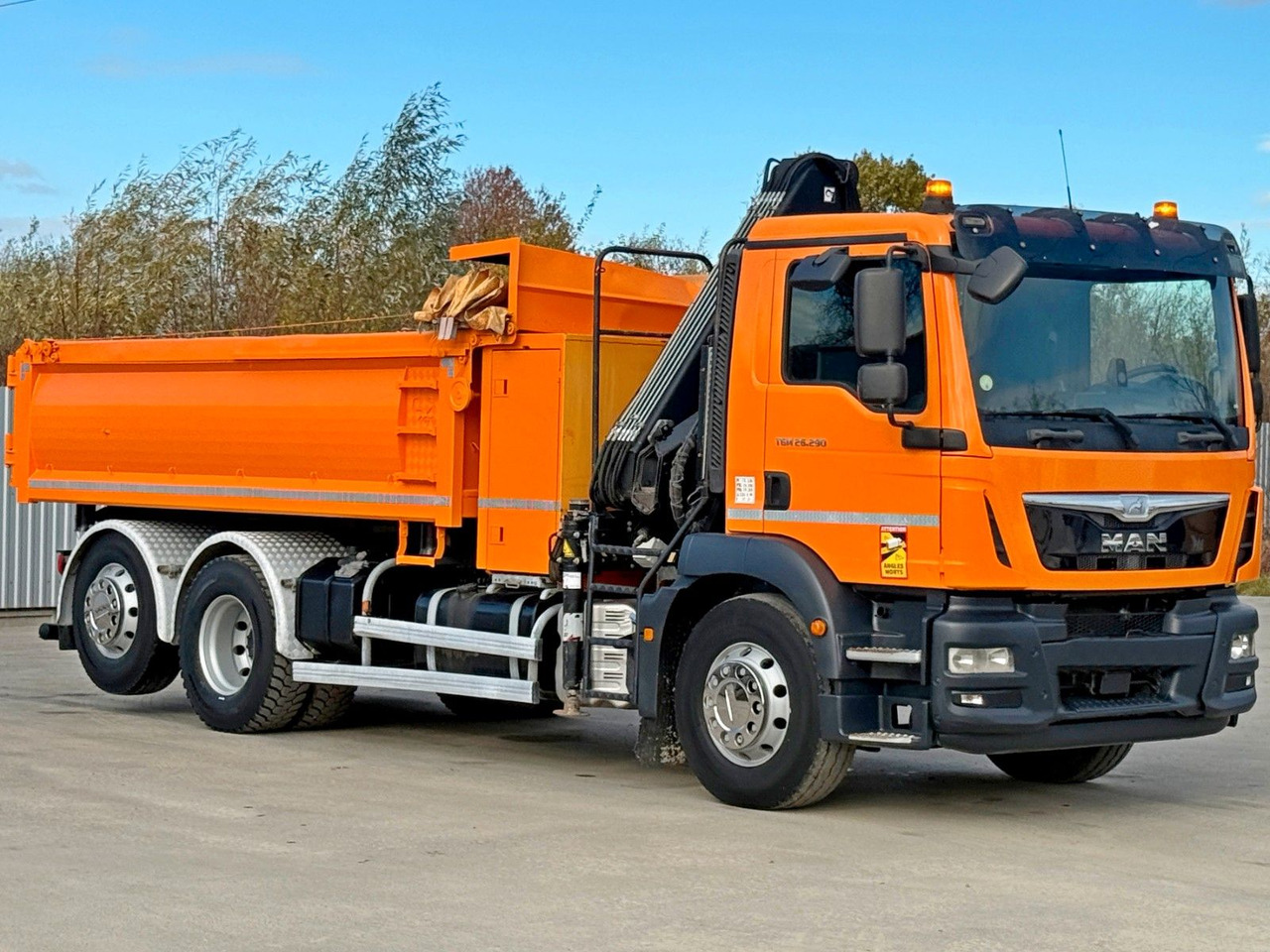 MAN TGM 26.290* KIPPER 4,60m*HIAB 111 B-3 HIDUO/FUNK - Volquete camión, Camión grúa: foto 3 MAN TGM 26.290* KIPPER 4,60m*HIAB 111 B-3 HIDUO/FUNK - Volquete camión, Camión grúa: foto 3