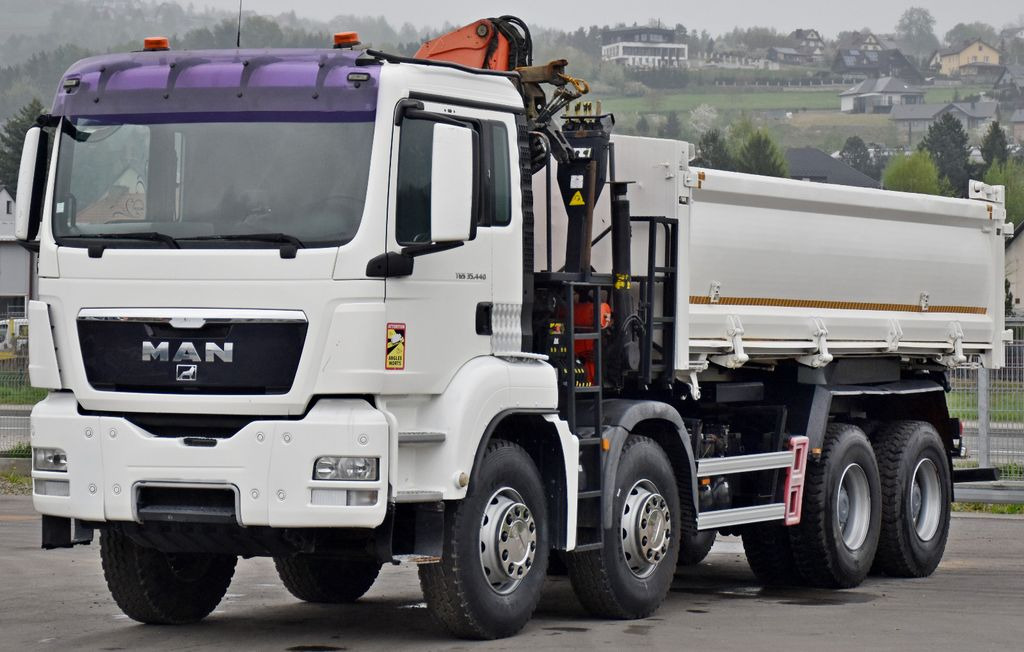 MAN TGS 35.440 * KIPPER 5,80m + KRAN * TOPZUSTAND MAN TGS 35.440 * KIPPER 5,80m + KRAN * TOPZUSTAND - Camión grúa, Volquete camión: foto 5 MAN TGS 35.440 * KIPPER 5,80m + KRAN * TOPZUSTAND MAN TGS 35.440 * KIPPER 5,80m + KRAN * TOPZUSTAND - Camión grúa, Volquete camión: foto 5