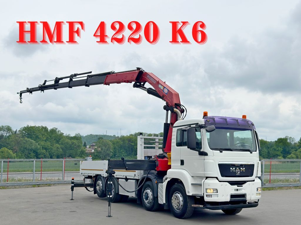 MAN TGS 35.440* KIPPER 6,00m * HMF 4220 K6/FUNK* 8x4 - Camión grúa: foto 1 MAN TGS 35.440* KIPPER 6,00m * HMF 4220 K6/FUNK* 8x4 - Camión grúa: foto 1