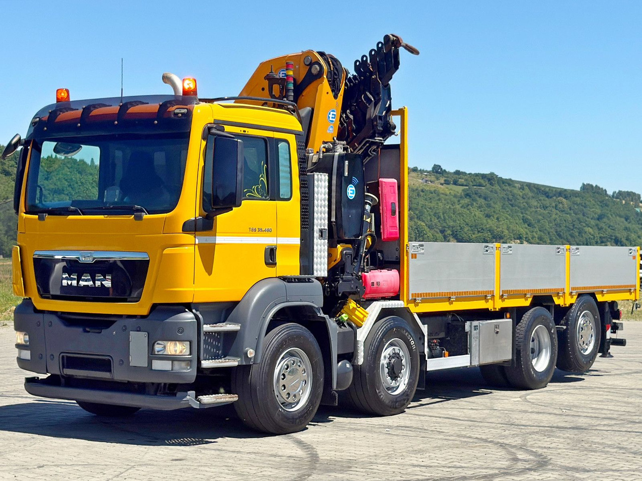 MAN TGS 35.480 * EFFER 395/6S + FUNK / 8x4 - Camión grúa: foto 4 MAN TGS 35.480 * EFFER 395/6S + FUNK / 8x4 - Camión grúa: foto 4