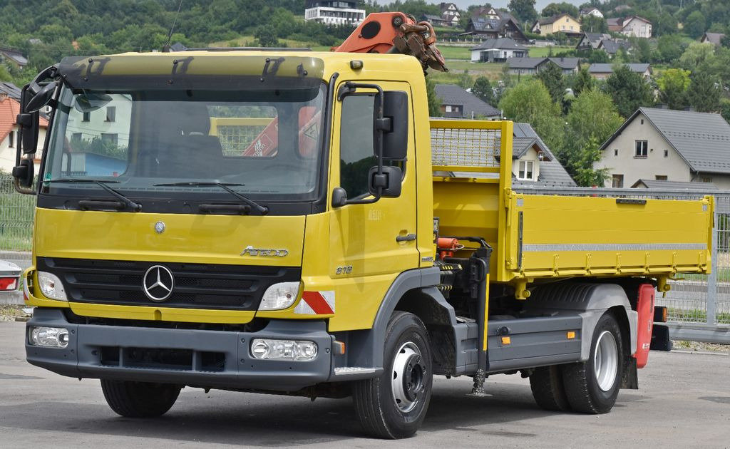 Mercedes-Benz ATEGO 818 * KIPPER 4,05m + PK 6501A * TOP - Camión grúa, Volquete camión: foto 4 Mercedes-Benz ATEGO 818 * KIPPER 4,05m + PK 6501A * TOP - Camión grúa, Volquete camión: foto 4