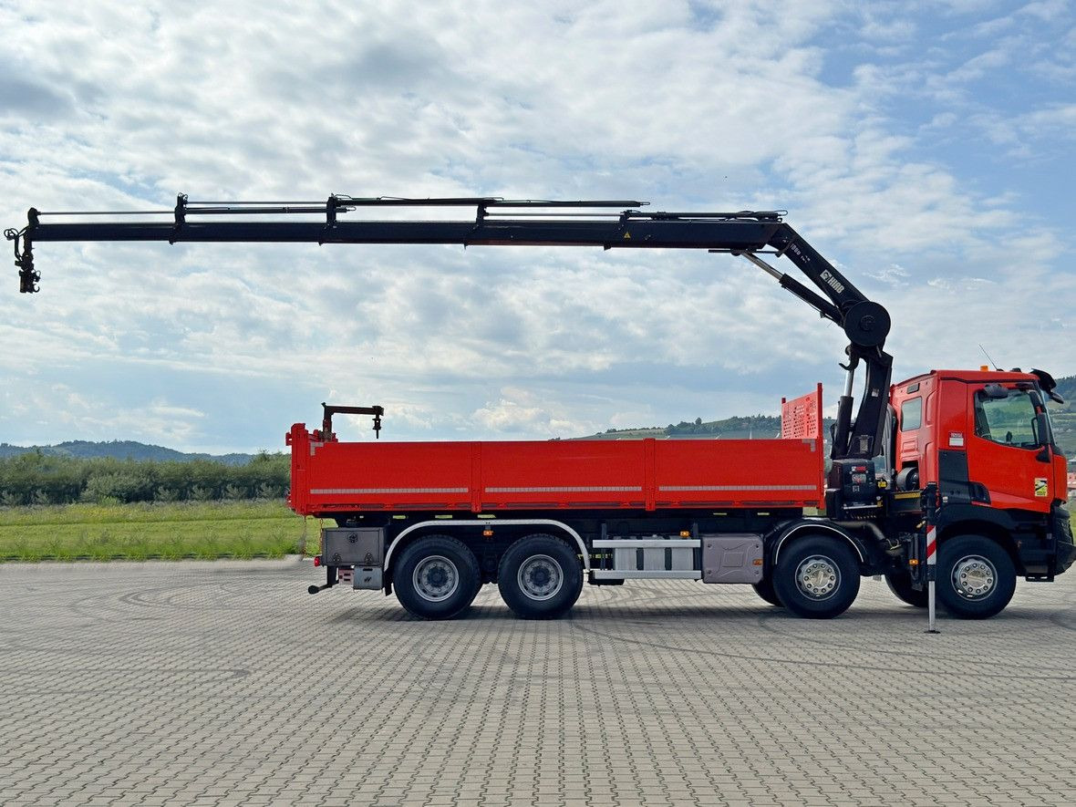 Renault C 430 *KIPPER 6,80m* HIAB X-HIDUO 188 ES-4 * 8x4 - Volquete camión, Camión grúa: foto 5 Renault C 430 *KIPPER 6,80m* HIAB X-HIDUO 188 ES-4 * 8x4 - Volquete camión, Camión grúa: foto 5