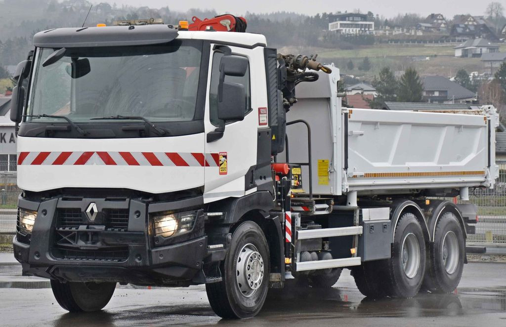 Renault C380 *KIPPER 5,10 m* FASSI F175A.0.22+FUNK /6x4 - Volquete camión, Camión grúa: foto 5 Renault C380 *KIPPER 5,10 m* FASSI F175A.0.22+FUNK /6x4 - Volquete camión, Camión grúa: foto 5