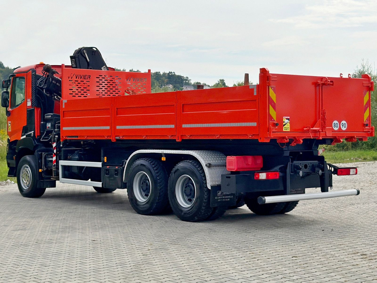 Camión grúa Renault K 380 * HIAB 144 BS - 3 HIDUO + FUNK * 6x4 * TOP: foto 6
