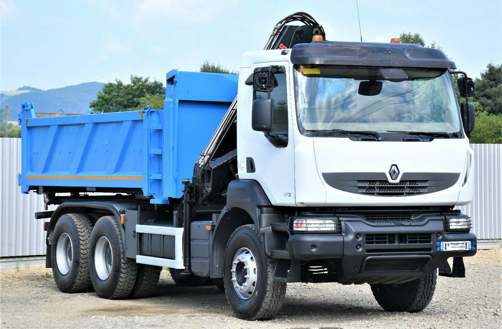 Renault KERAX 370 DXI* HIAB 122B-3 HIDUO/FUNK * 6x4 - Volquete camión, Camión grúa: foto 4 Renault KERAX 370 DXI* HIAB 122B-3 HIDUO/FUNK * 6x4 - Volquete camión, Camión grúa: foto 4