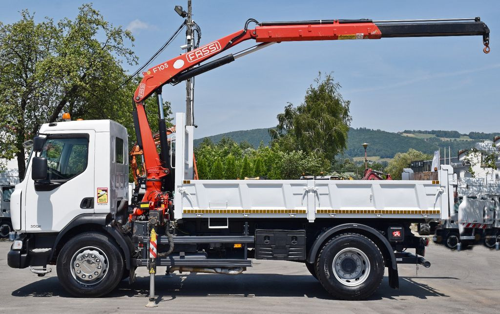 Renault MIDLUM 300 DXI * FASSI F105A.0.21 + PILOT* TOP - Camión grúa, Volquete camión: foto 5 Renault MIDLUM 300 DXI * FASSI F105A.0.21 + PILOT* TOP - Camión grúa, Volquete camión: foto 5