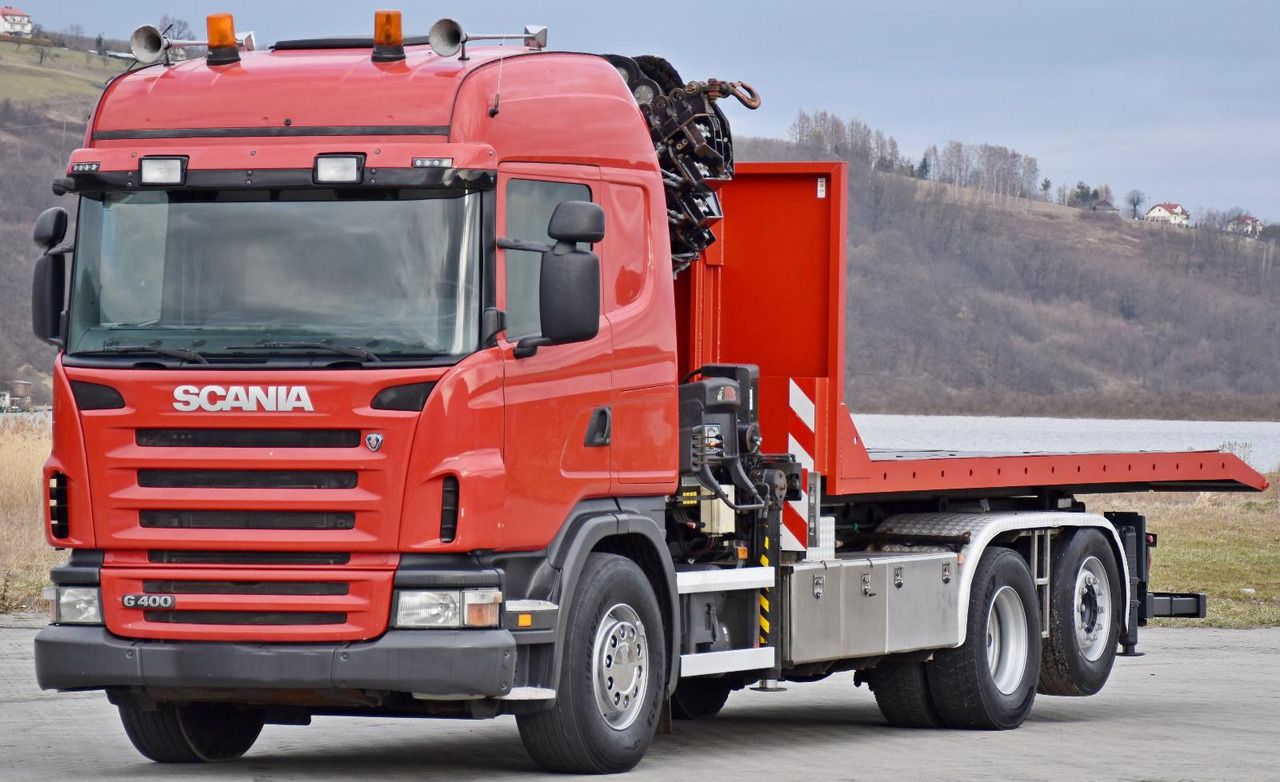 Scania G 400 * Abschleppwagen 6,40m* KRAN + FUNK * TOP Scania G 400 * Abschleppwagen 6,40m* KRAN + FUNK * TOP - Camión grúa, Multibasculante camión: foto 4 Scania G 400 * Abschleppwagen 6,40m* KRAN + FUNK * TOP Scania G 400 * Abschleppwagen 6,40m* KRAN + FUNK * TOP - Camión grúa, Multibasculante camión: foto 4